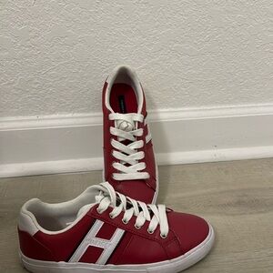 Red Tommy Hilfiger shoes